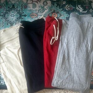 Universal Thread Midi Skirt Bundle - Cream, Black, Red, Gray